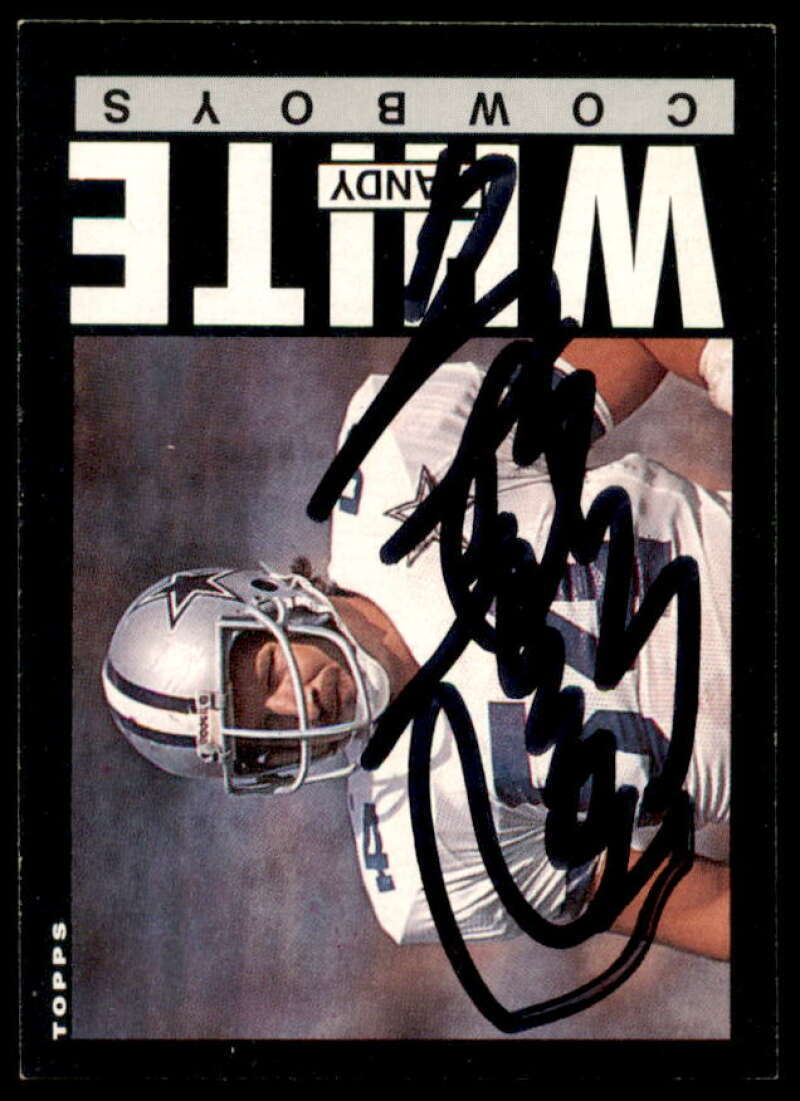 Randy White in person autograph Card 1985 Topps #52  Image 1