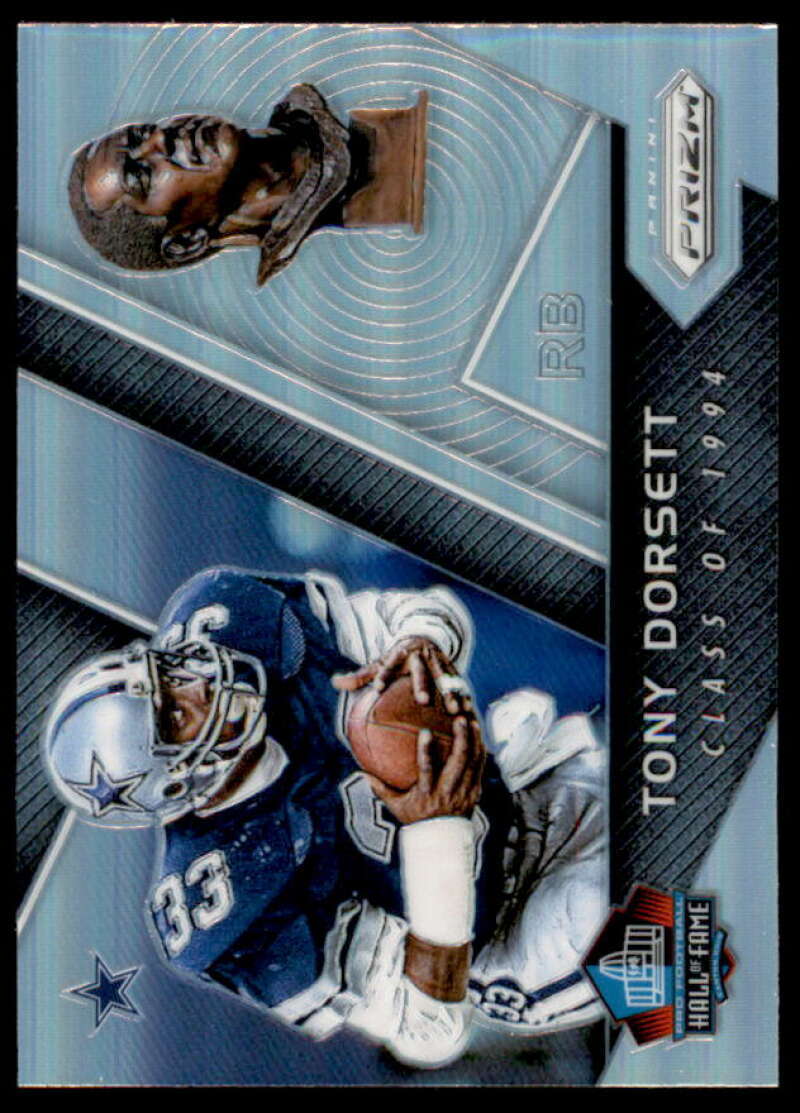 Tony Dorsett Card 2017 Panini Prizm Hall of Fame Prizms #11  Image 1