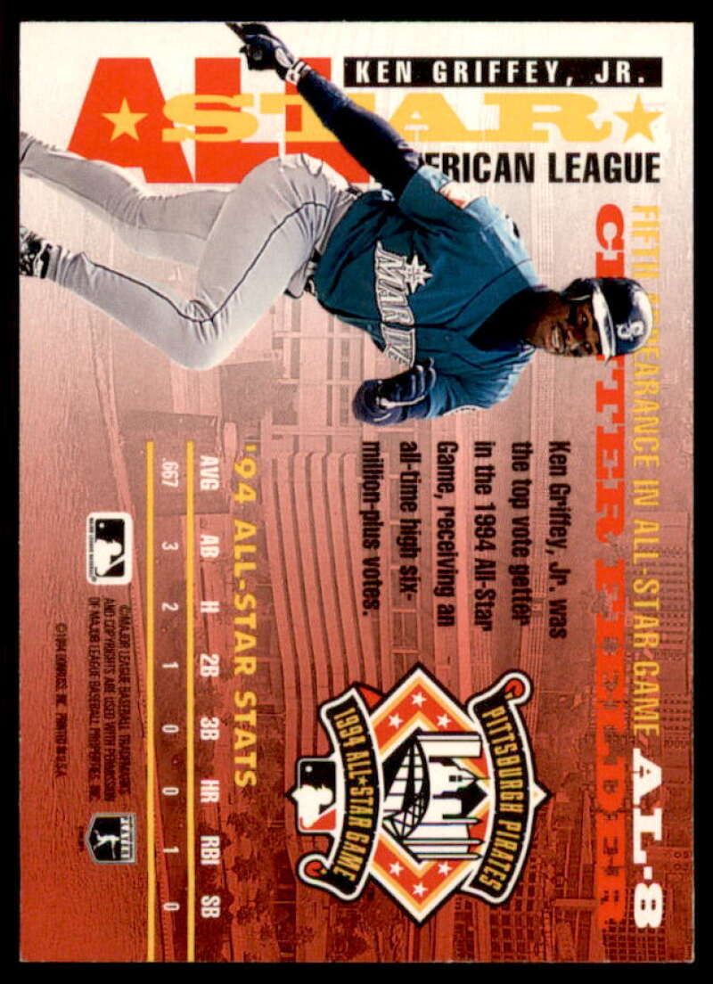 Ken Griffey Jr. Card 1995 Donruss All-Stars #AL8  Image 2