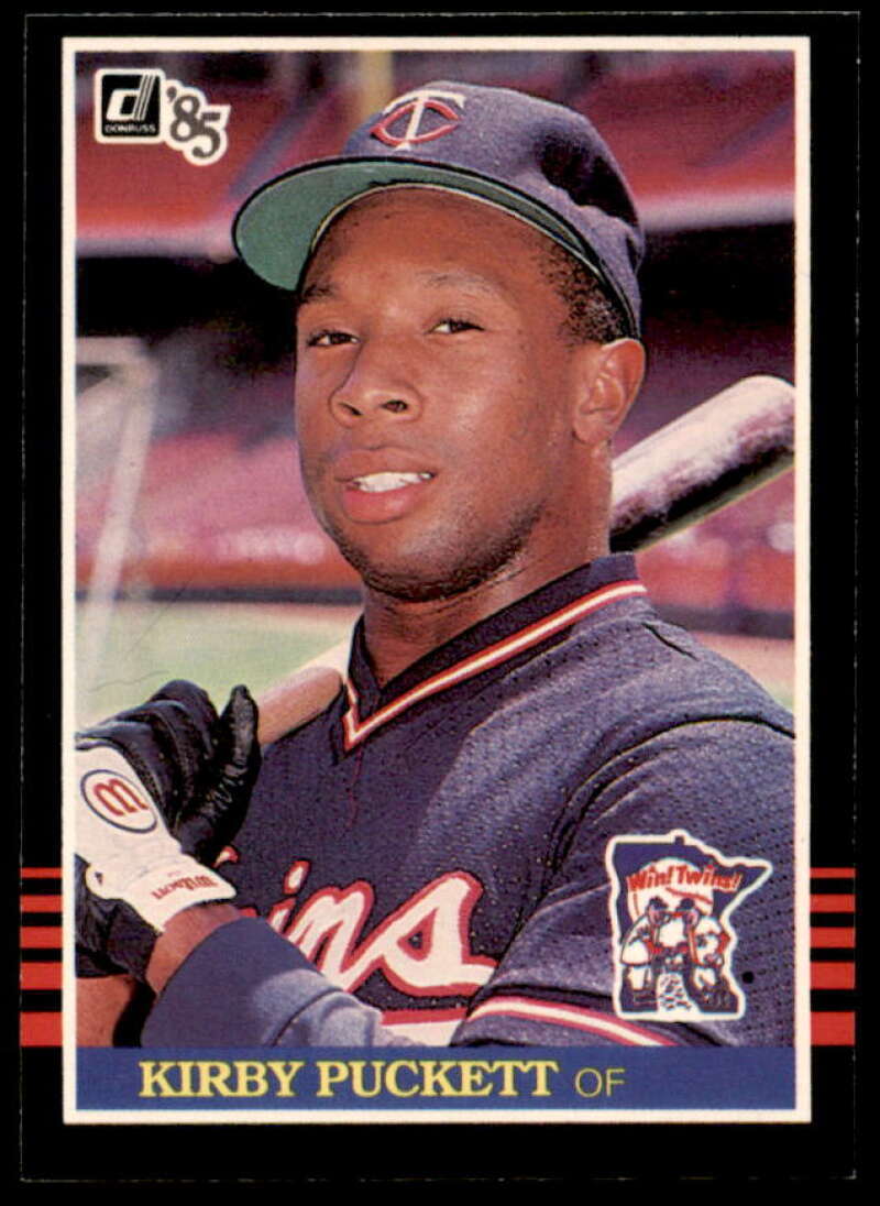Kirby Puckett Rookie Card 1985 Donruss #438  Image 1