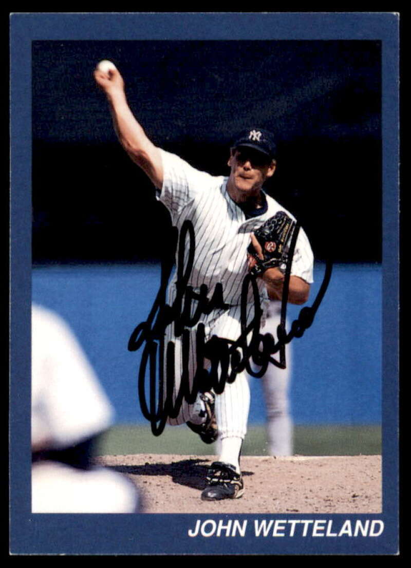 John Wetteland in person autograph Card 1972 Topps #765  Image 1