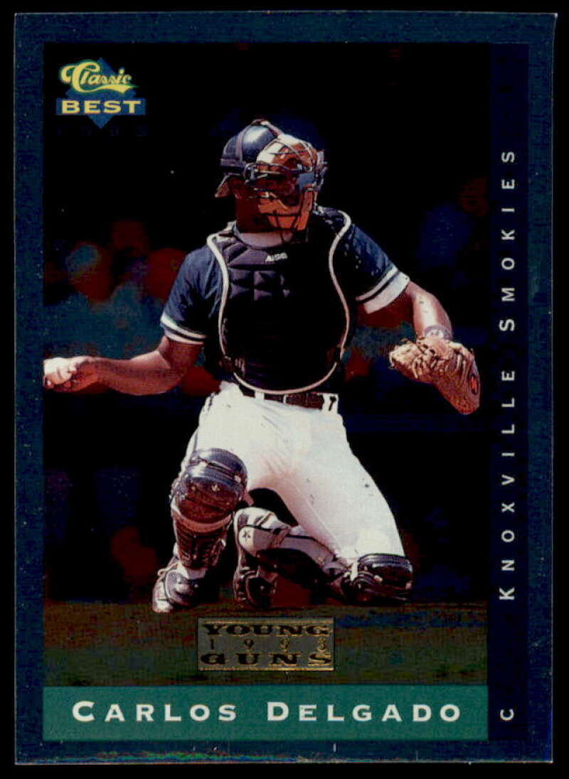 Carlos Delgado Rookie Card 1993 Classic/Best Young Guns #YG2  Image 1