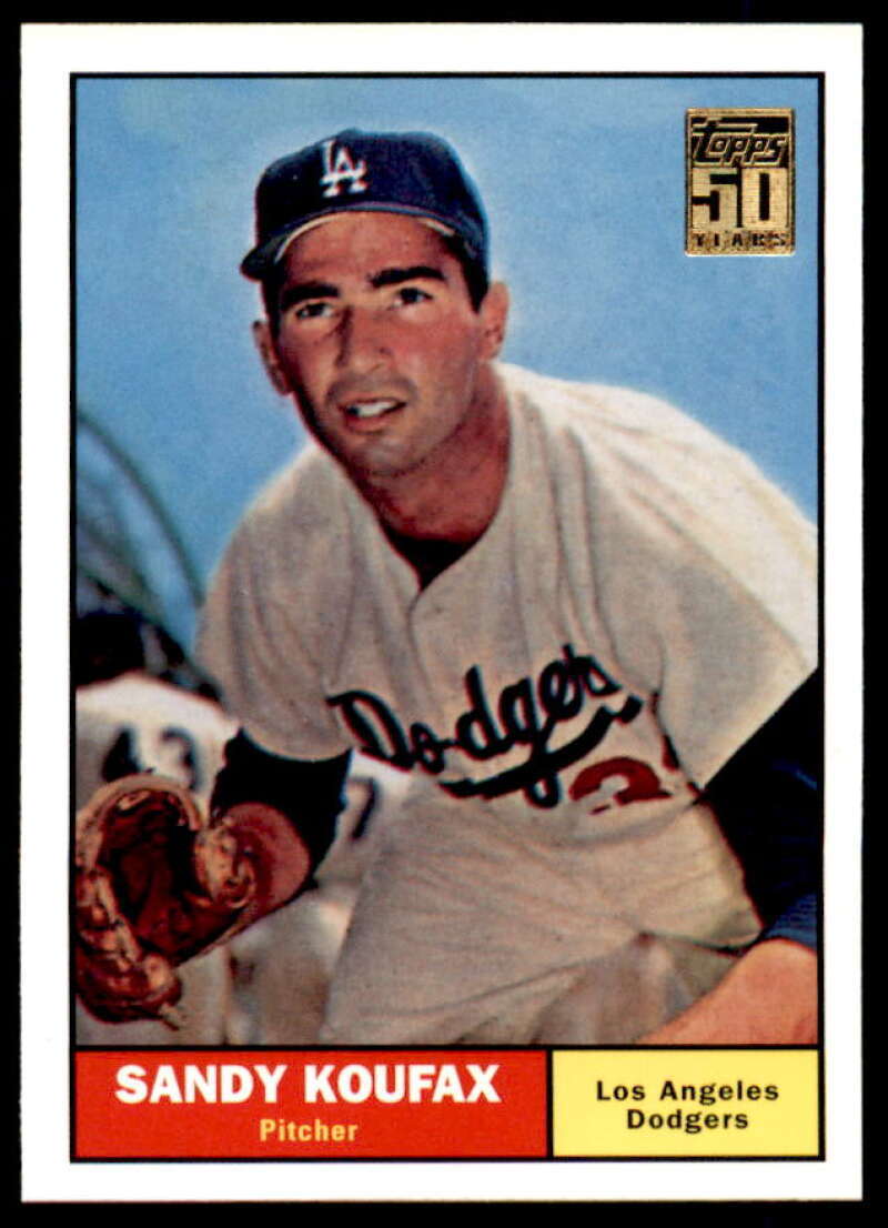 Sandy Koufax '61 Card 2001 Topps Through the Years Reprints #15  Image 1