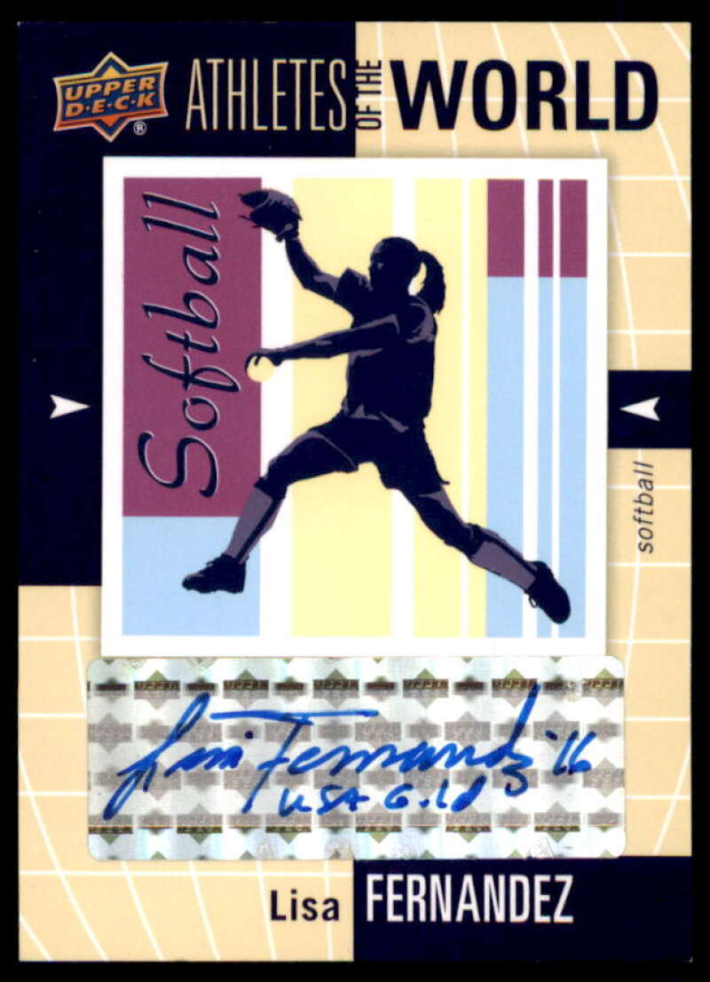 Lisa Fernandez 2011 Upper Deck World of Sports Athletes of the World AU #AWLF  Image 1