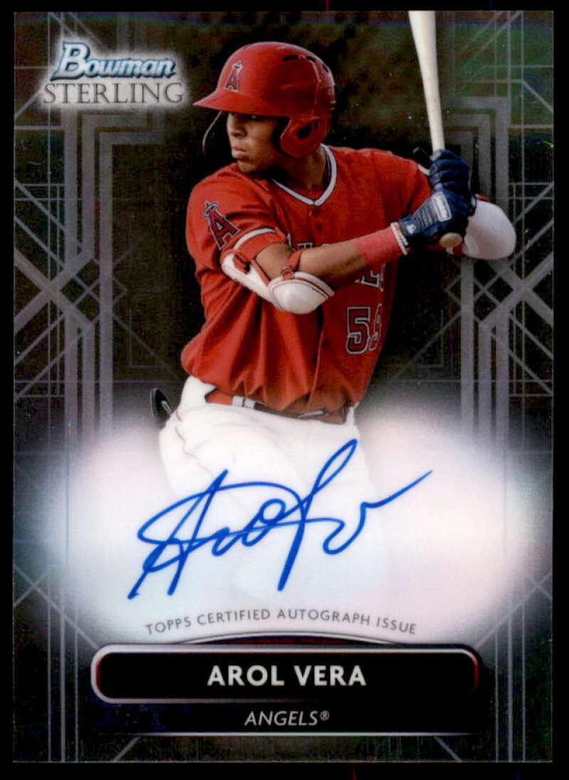 Arol Vera Rookie Card 2022 Bowman Sterling Prospect Autographs #PAAV  Image 1