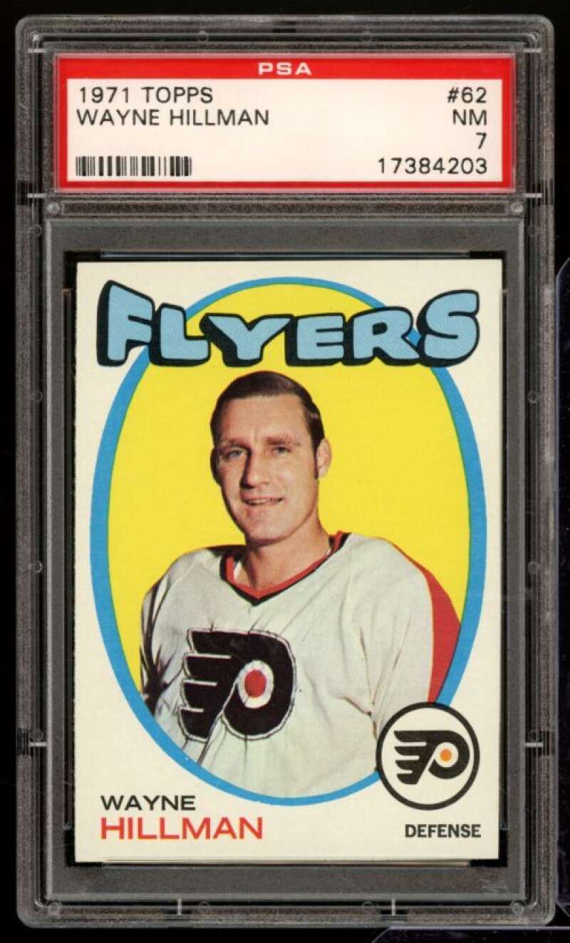 Wayne Hillman Card 1971-72 Topps #62 PSA 7 Image 1