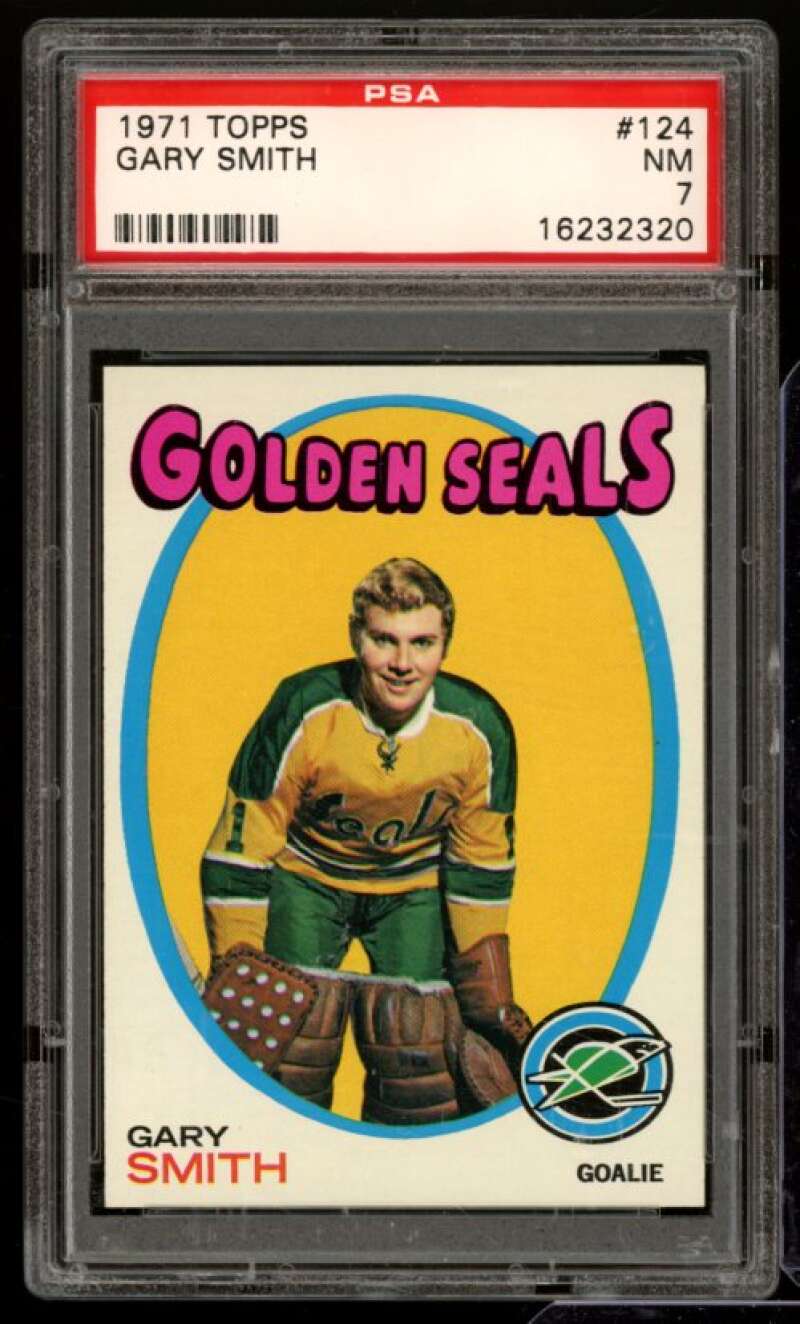 Gary Smith Card 1971-72 Topps #124 PSA 7 Image 1