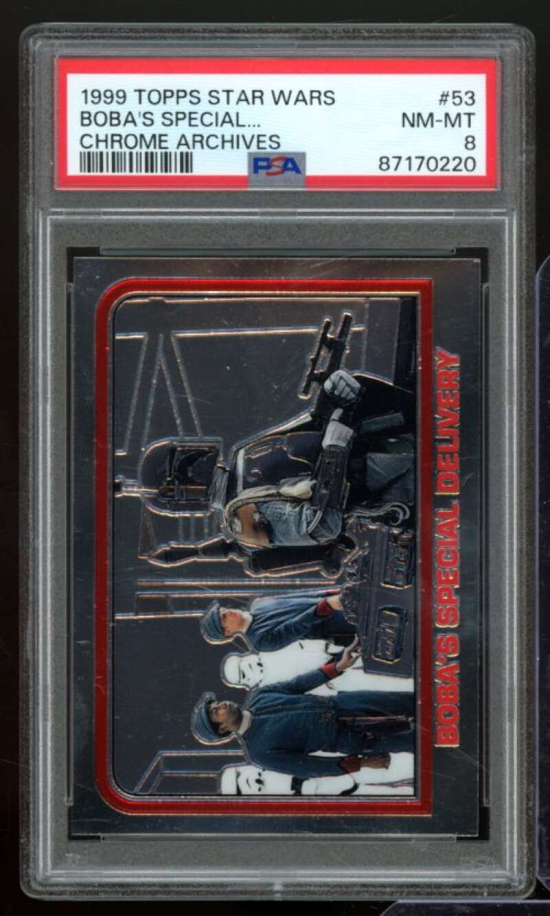 Boba's Special Chrome Archives 1999 Topps Star Wars #53 PSA 8 Image 1