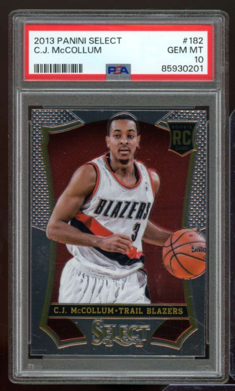 C.J. McCollum Rookie Card 2013-14 Panini Select #182 PSA 10 Image 1