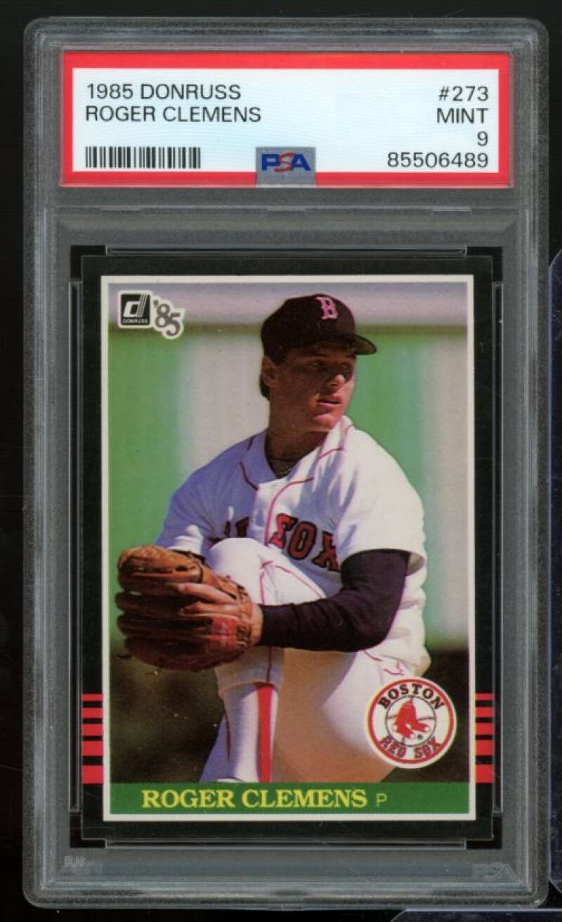 Roger Clemens Rookie Card 1985 Donruss #273 PSA 9 Image 1