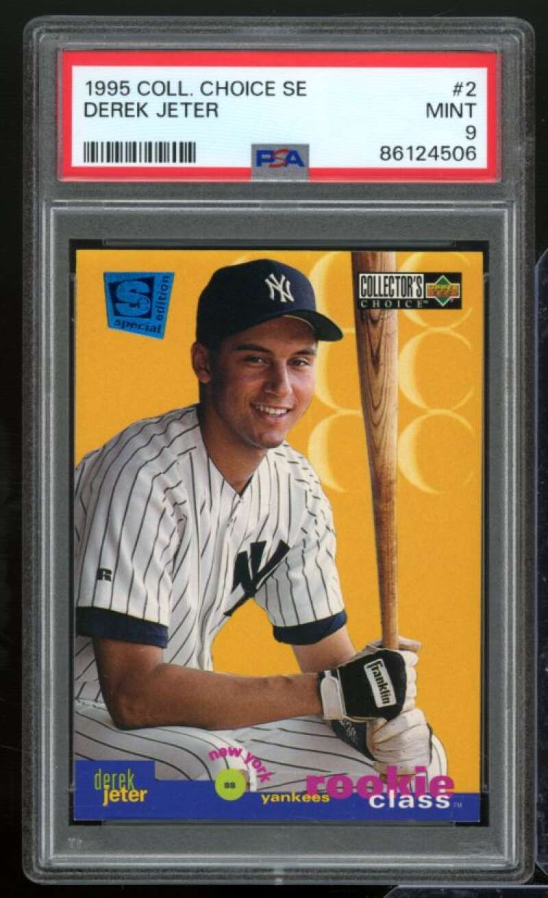 Derek Jeter Card 1995 Collector's Choice SE #2 PSA 9 Image 1