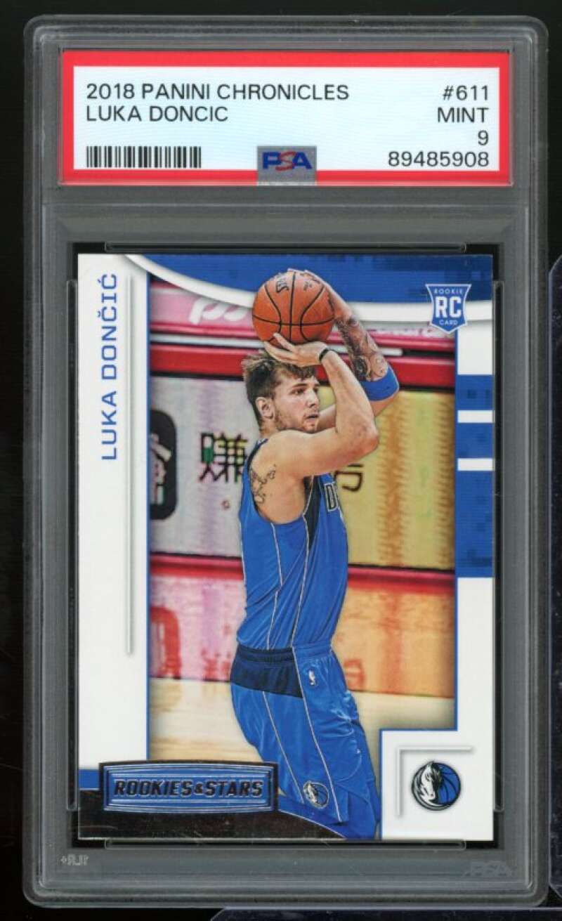 Luka Doncic Rookie Card 2018-19 Panini Chronicles #611 PSA 9 Image 1