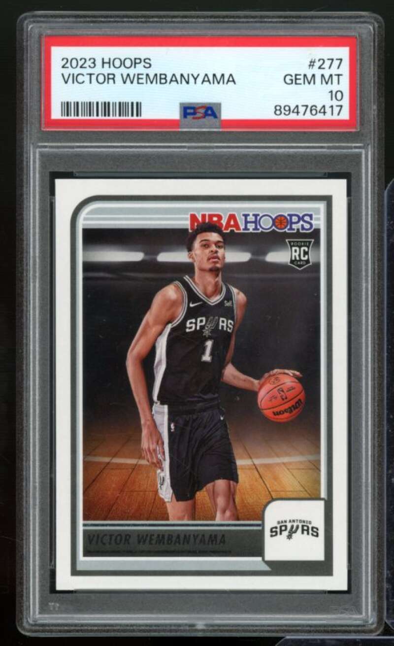 Victor Wembanyama Rookie Card 2023-24 Hoops #277 PSA 10 Image 1