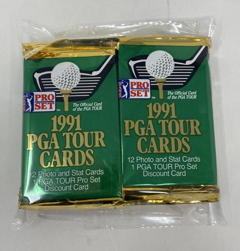 (10) 1991 Pro Set PGA Tour Golf Trading John Daly Rookie Year Card Pack Lot Image 3