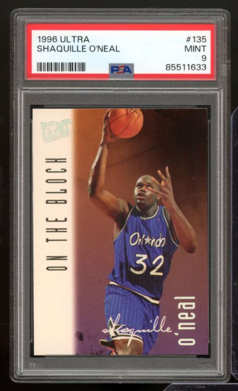 Shaquille O'Neal Card 1996-97 Ultra #135 PSA 9 Image 1