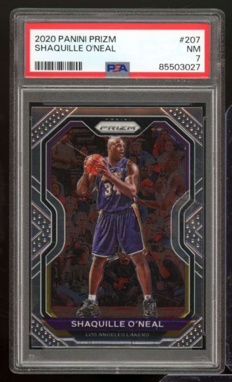 Shaquille O'Neal Card 2020-21 Panini Prizm #207 PSA 7 Image 1