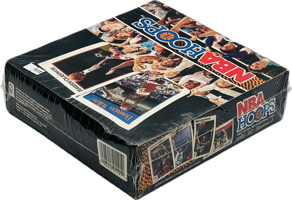 1991-92 Hoops Series 1 Rack Pack Basketball Box Image 2