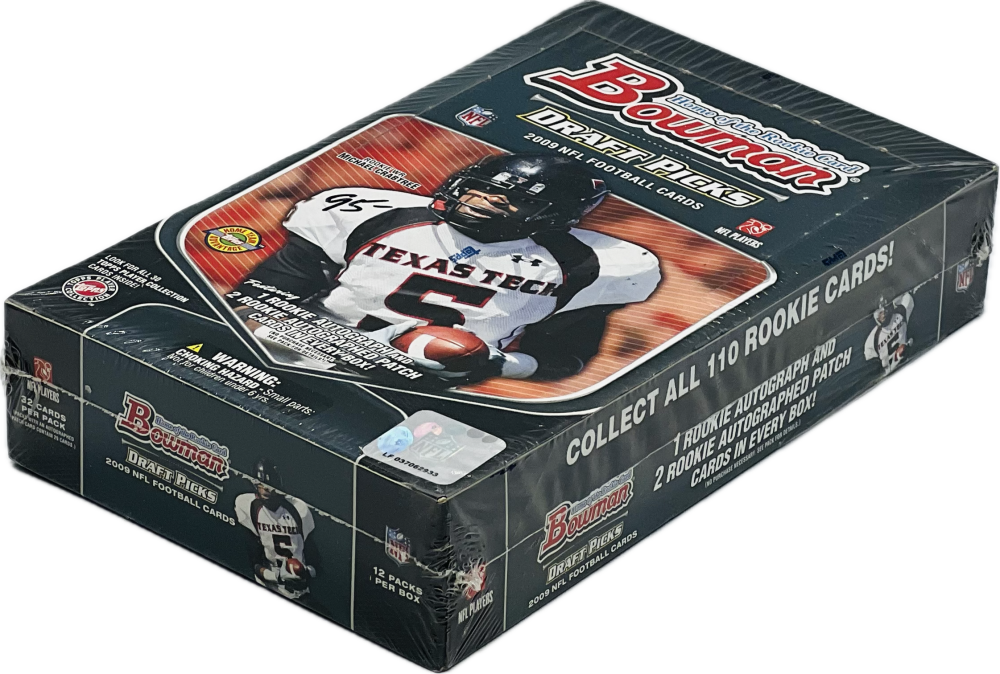 2009 Bowman Draft Picks Football HTA Box Image 1