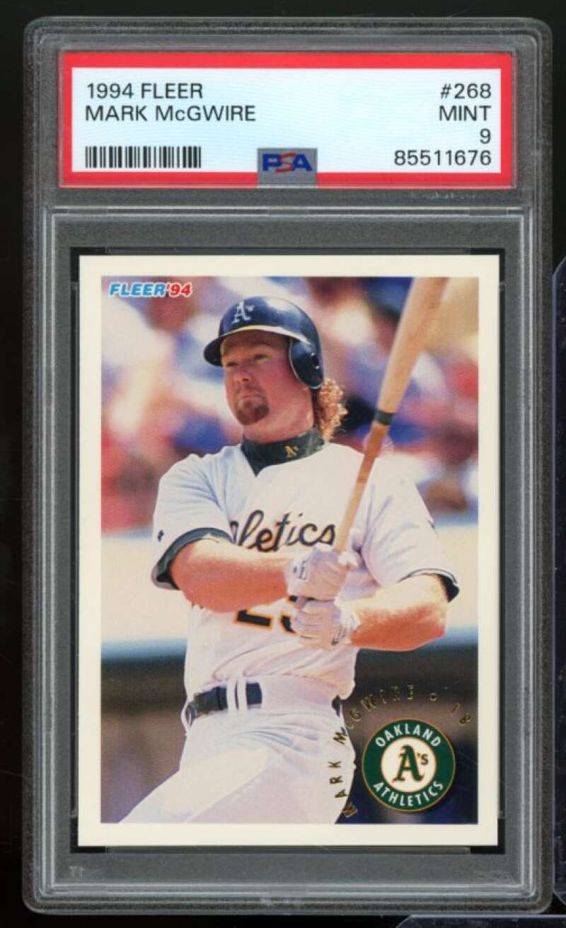 Mark McGwire Card 1994 Fleer #268 PSA 9 Image 1