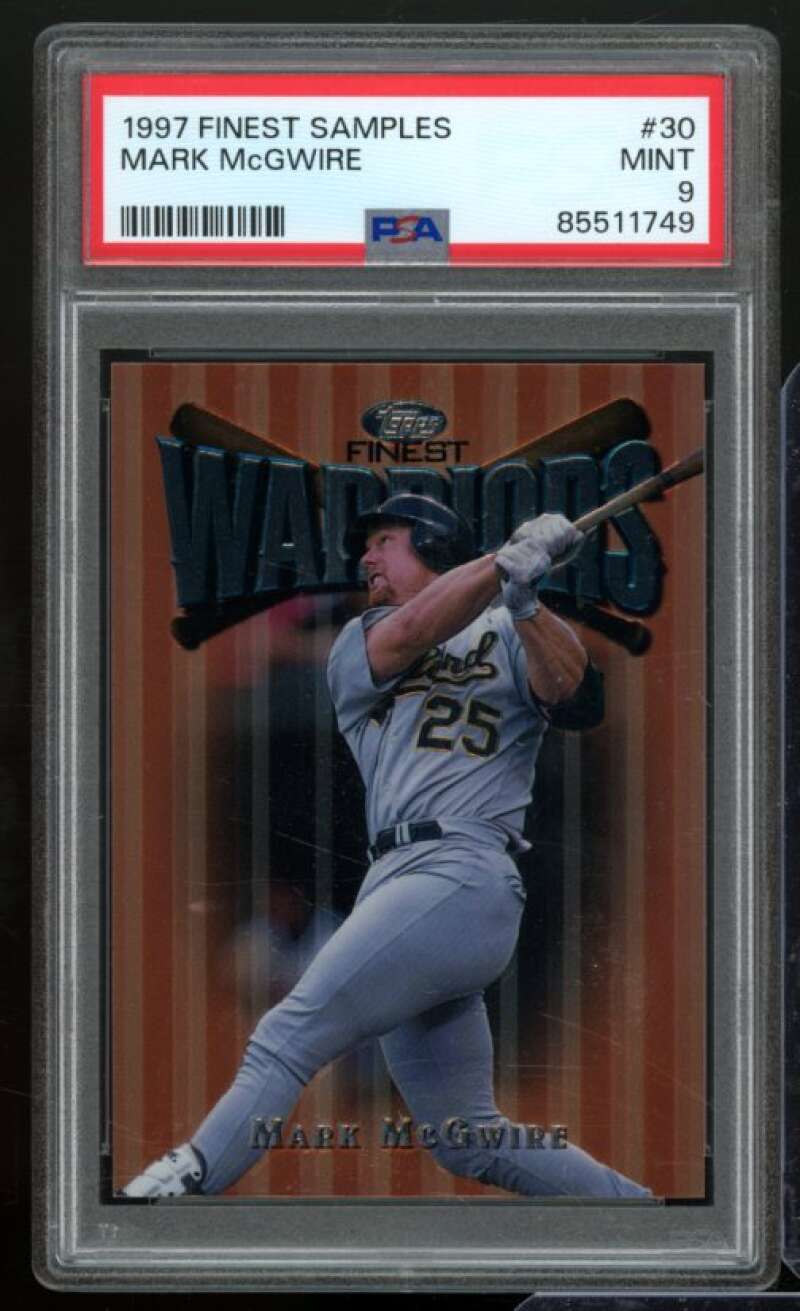 Mark McGwire Card 1997 Finest Samples #30 PSA 9 Image 1