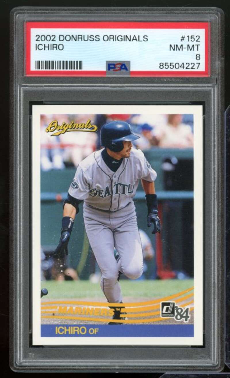 Ichiro Suzuki 2002 Donruss Originals #153 PSA 8 Image 1