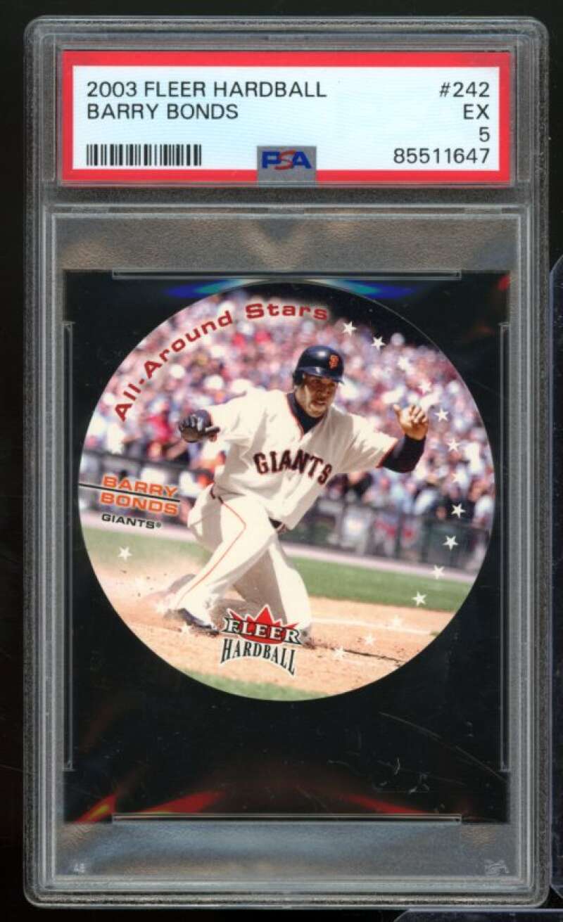 Barry Bonds Card 2003 Fleer Hardball #242 PSA 5 Image 1