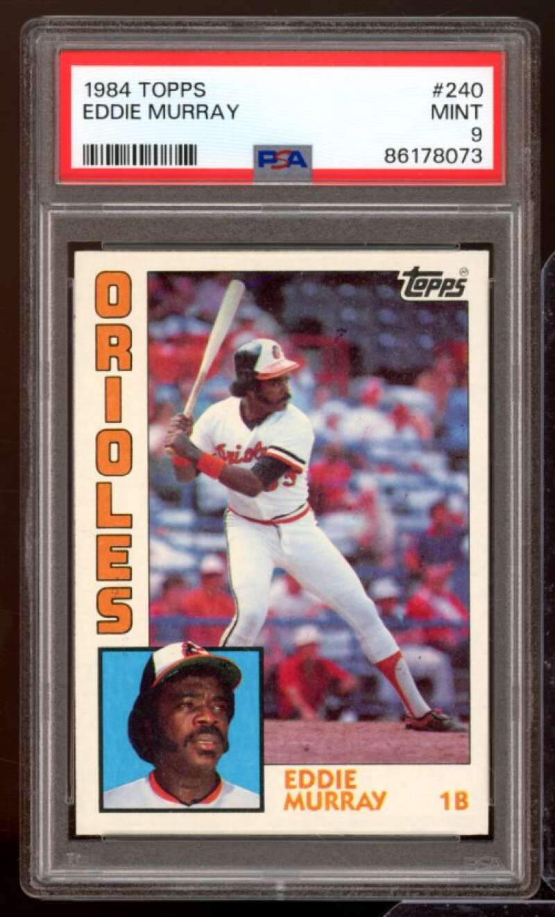 Eddie Murray Card 1984 Topps #240 PSA 9 Image 1