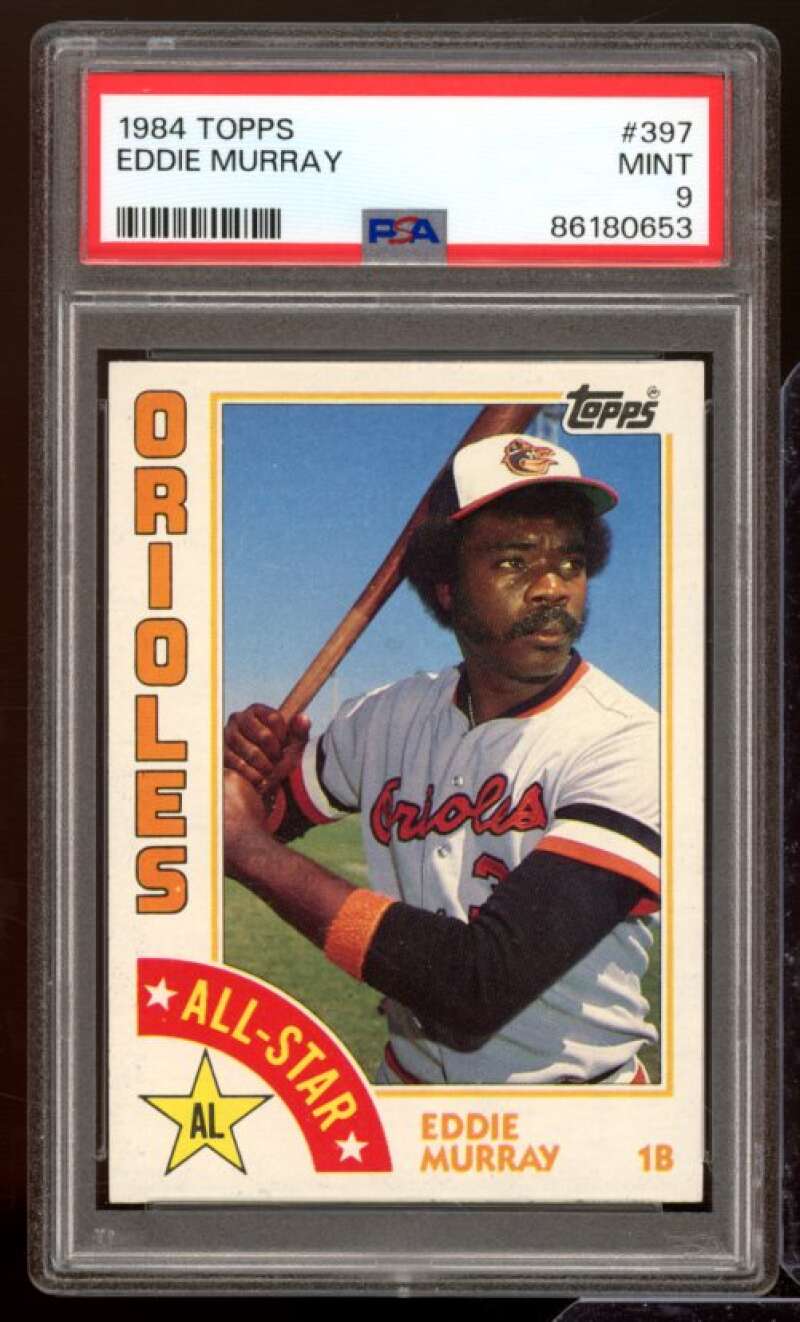 Eddie Murray Card 1984 Topps #397 PSA 9 Image 1