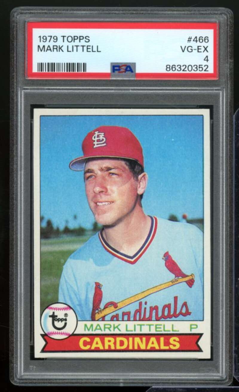 Mark Littell Card 1979 Topps #466 PSA 4 Image 1