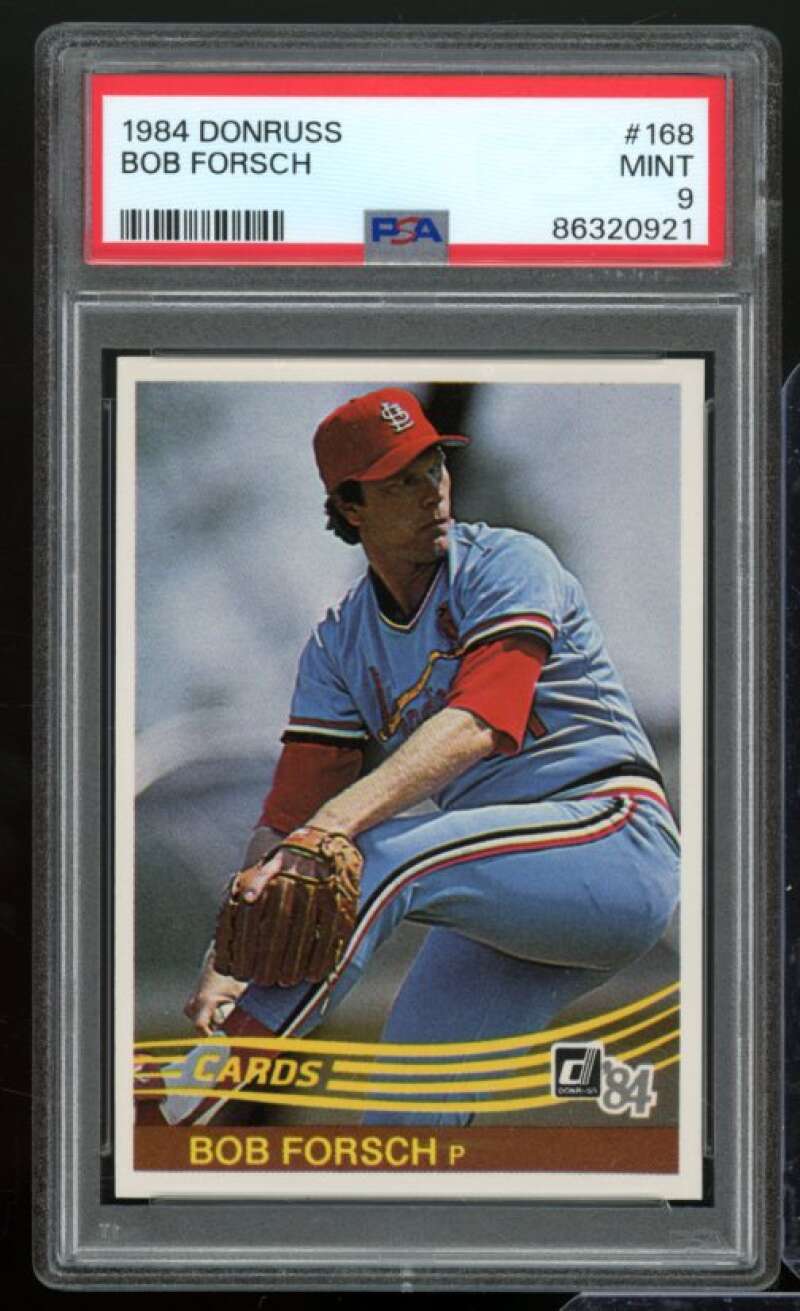 Bob Forsch Card 1984 Donruss #168 PSA 9 Image 1