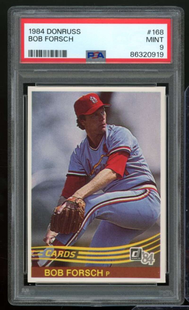 Bob Forsch Card 1984 Donruss #168 PSA 9 Image 1