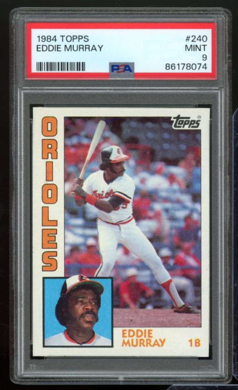 Eddie Murray Card 1984 Topps #240 PSA 9 Image 1