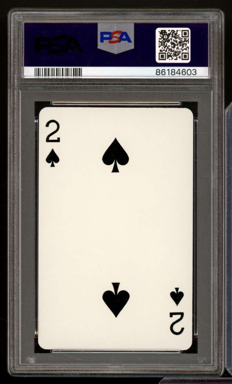 Babe Ruth Card 1978 Sports Deck 2 Of Spades #2s PSA 9 Image 2