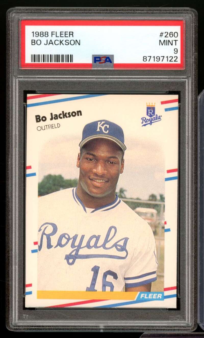 Bo Jackson Card 1988 Fleer #260 PSA 9 Image 1