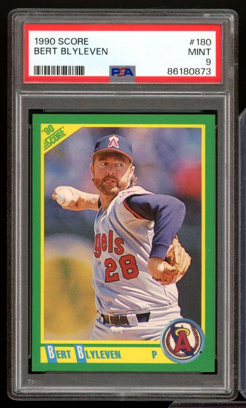 Bert Blyleven Card 1990 Score #180 PSA 9 Image 1