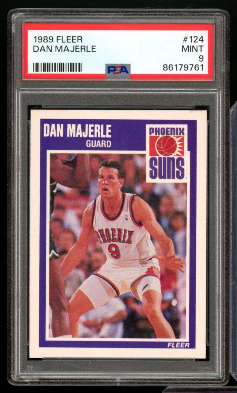 Dan Majerle Rookie Card 1989-90 Fleer #124 PSA 9 Image 1