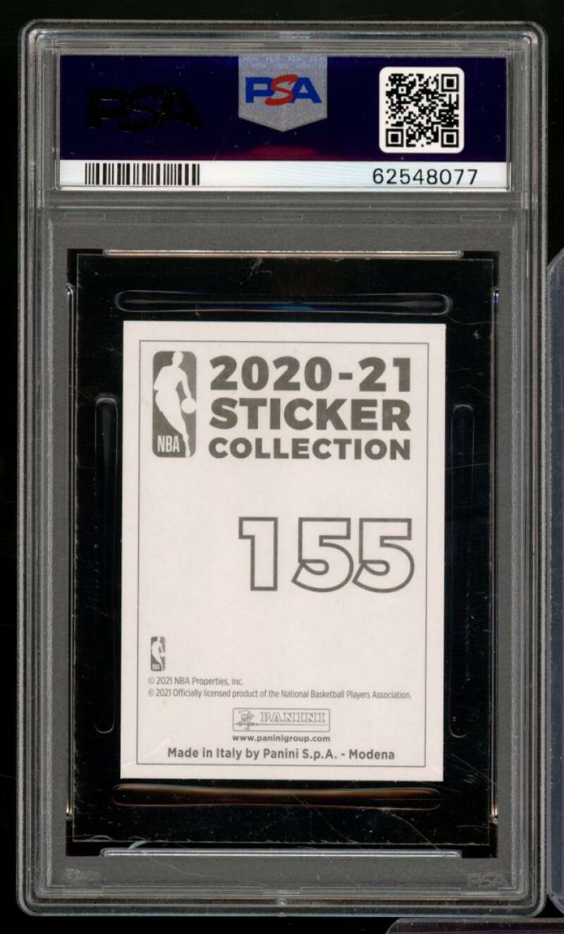 LaMelo Ball Rookie Card 2020-21 Panini Stickers #155 PSA 9 Image 2