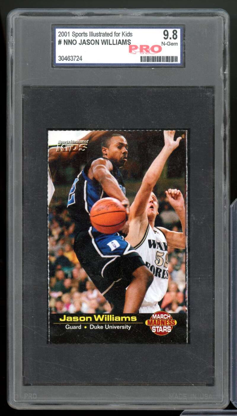 Jason Williams Card 2000-01 Sports Illustrated for Kids #NNO PRO 9.8 Image 1