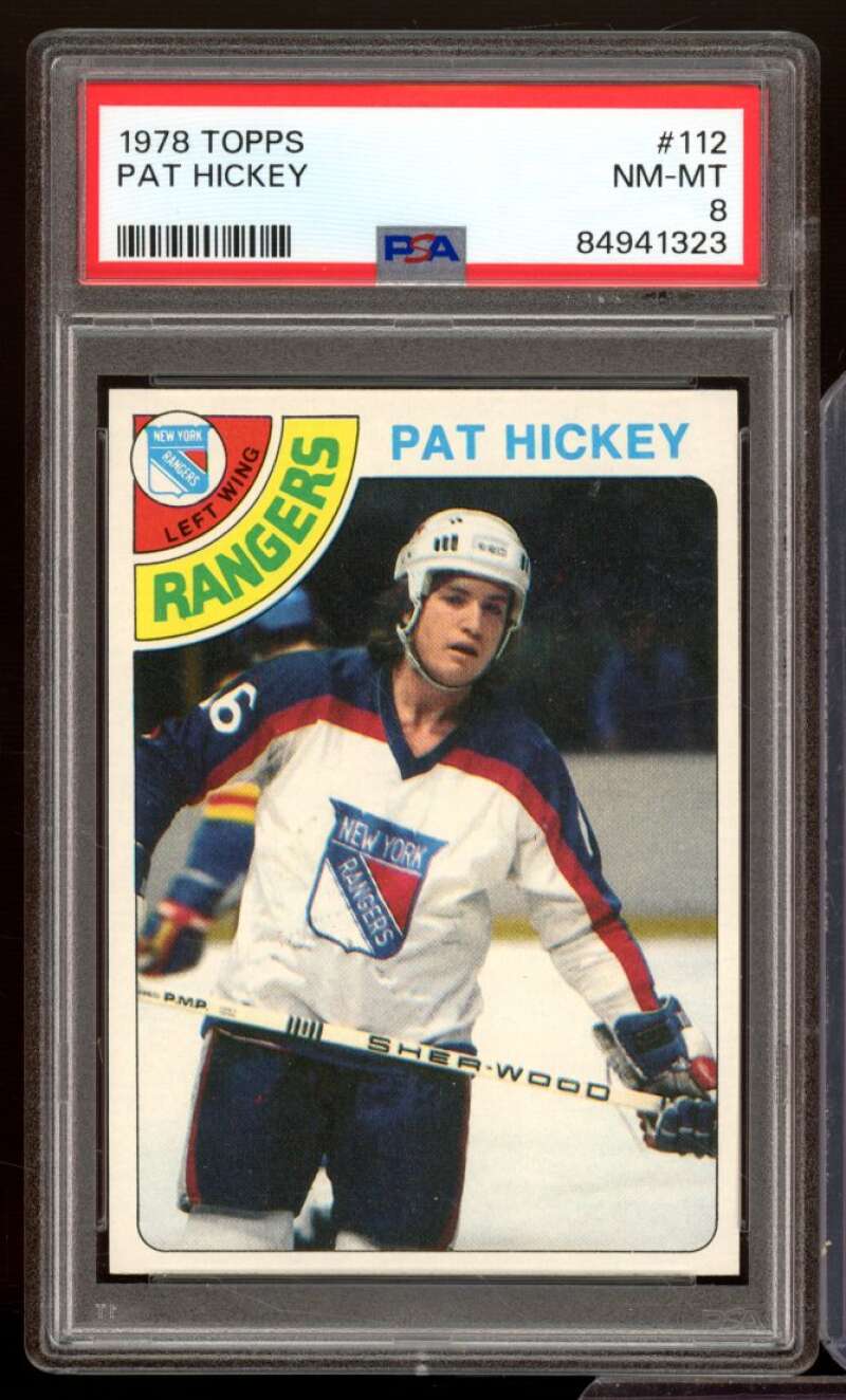 Pat Hickey Card 1978-79 Topps #112 PSA 8 Image 1