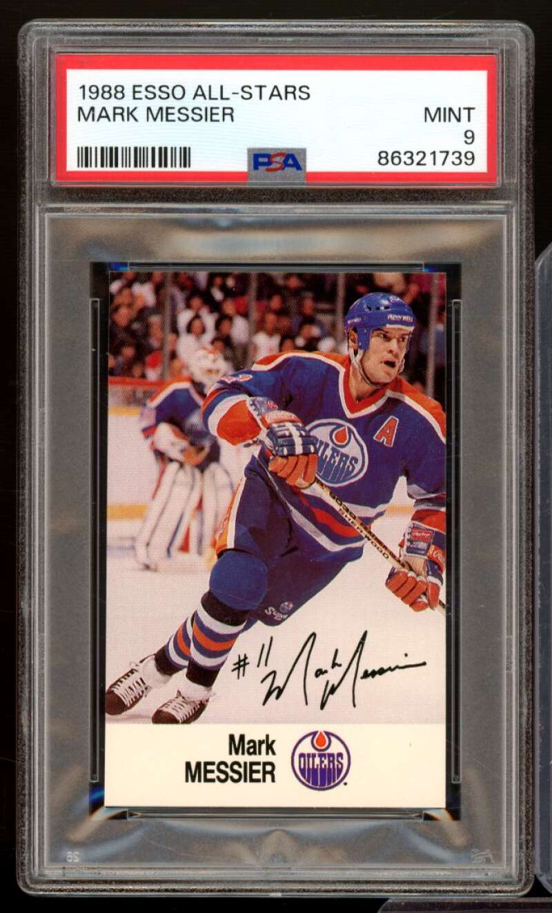 Mark Messier Card 1988-89 Esso All-Stars #nno PSA 9 Image 1