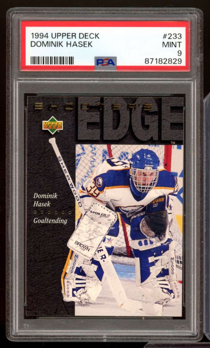 Dominik Hasek Card 1994-95 Upper Deck (pop 1) #233 PSA 9 Image 1