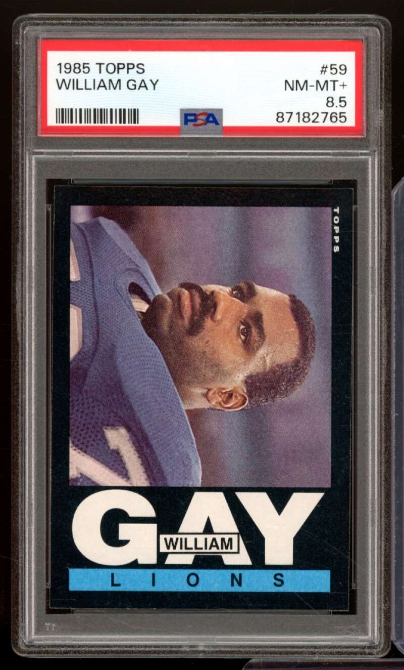 William Gay Card 1985 Topps #59 PSA 8.5 Image 1