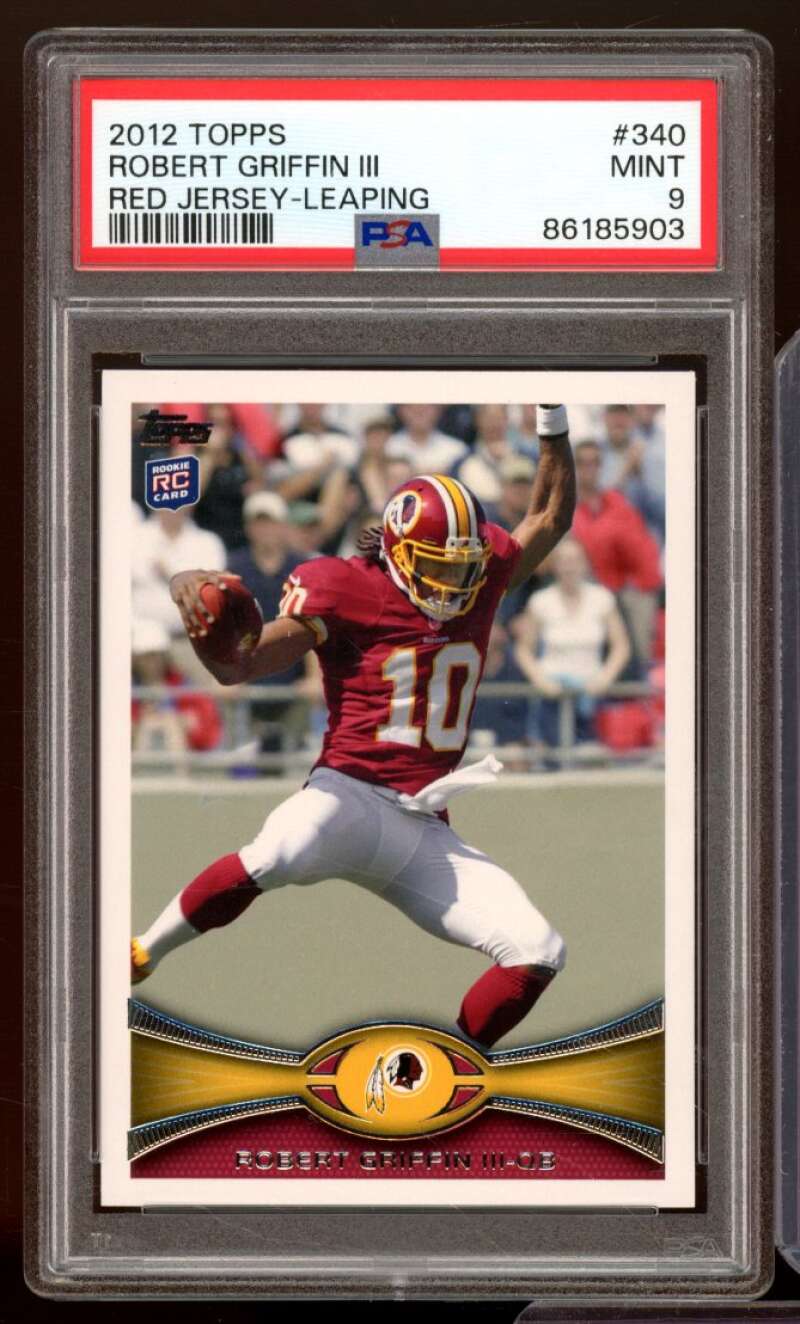 Robert Griffin III Rookie Card 2012 Topps #340 PSA 9 Image 1