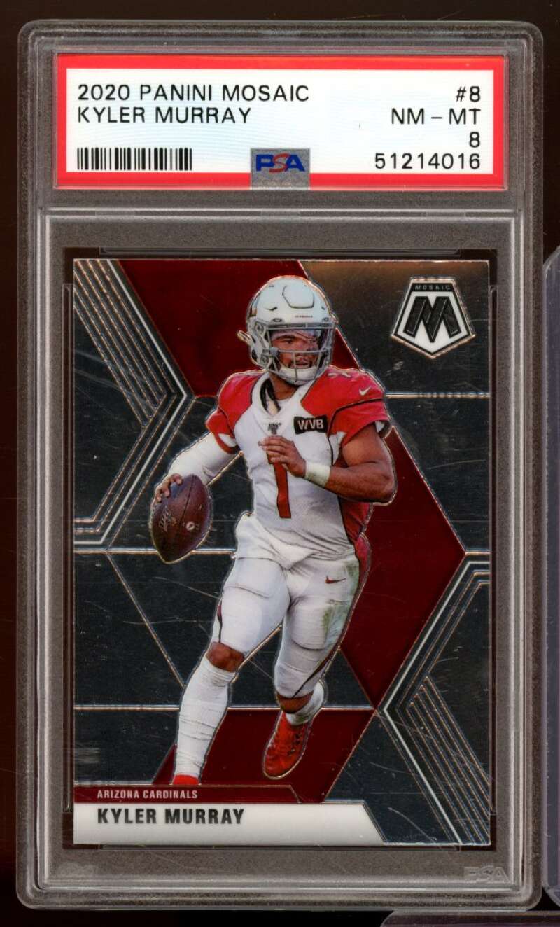 Kyler Murray Card 2020 Panini Mosaic #8 PSA 8 Image 1