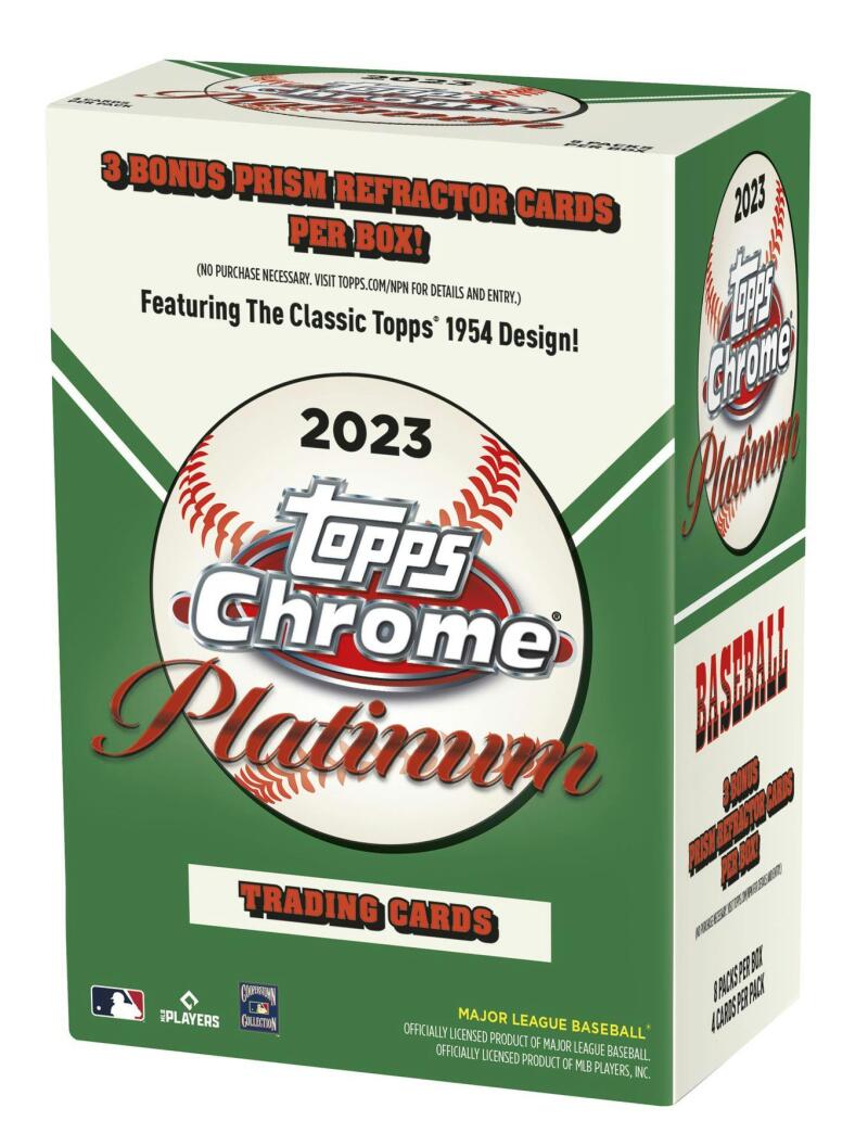 2023 Topps Chrome Platinum Anniversary Baseball 8-Pack Blaster Box Image 1