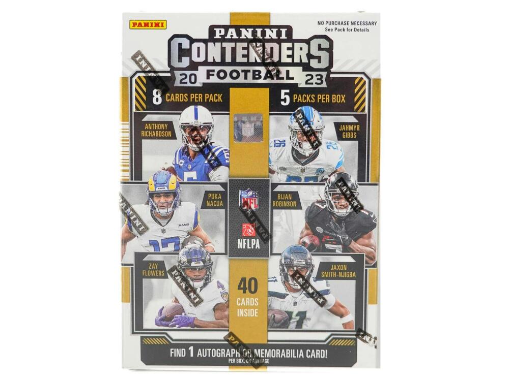 2023 Panini Contenders Football 5-Pack Blaster Box Image 2