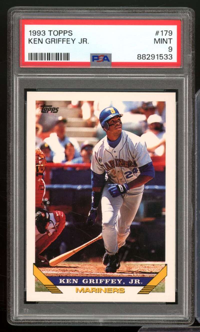 Ken Griffey Jr. Card 1993 Topps #179 PSA 9 Image 1