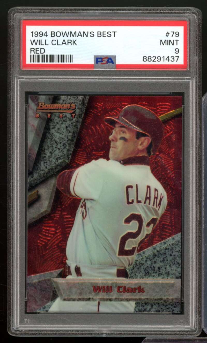 Will Clark Card 1994 Bowman's Best #79 PSA 9 Image 1