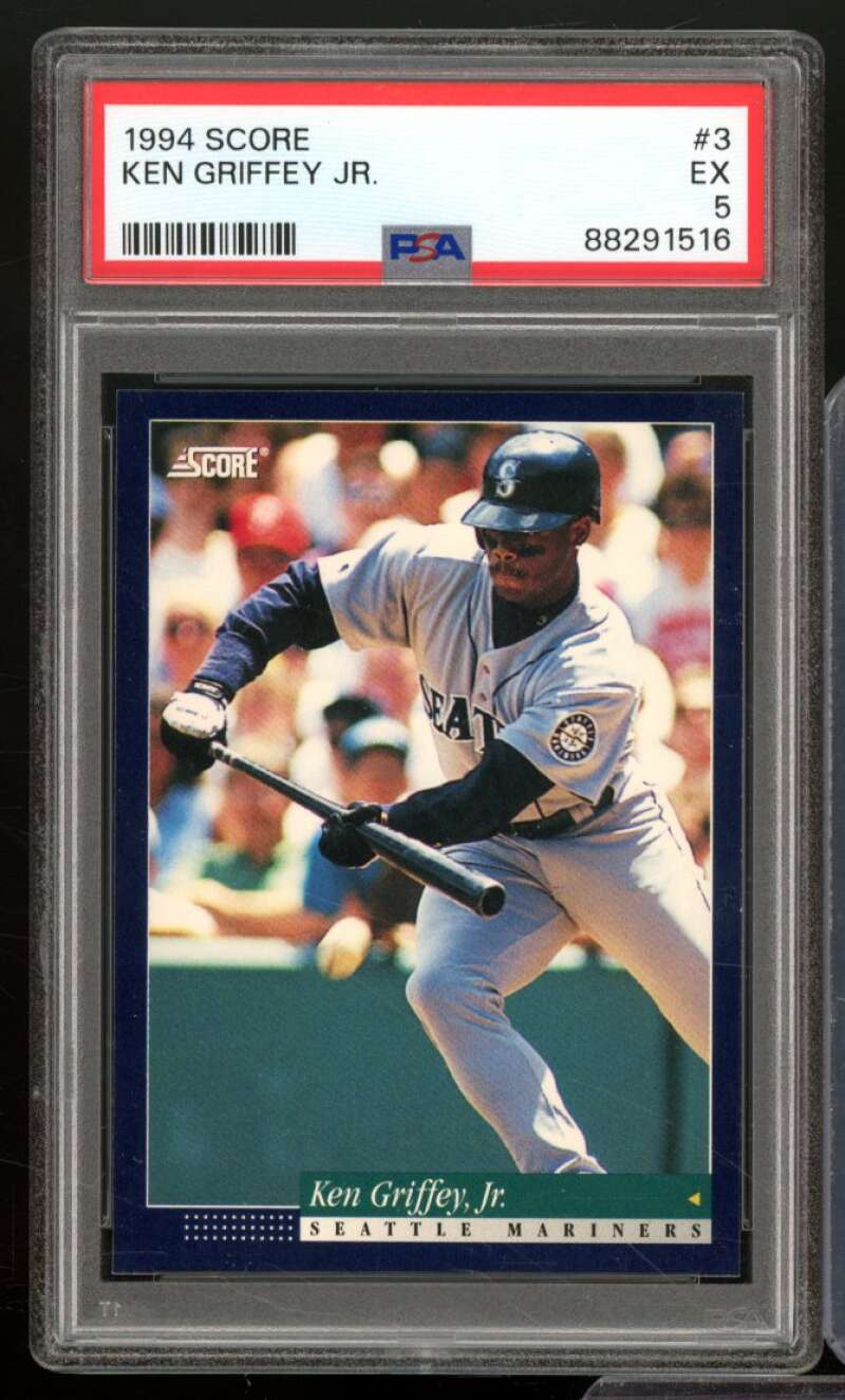 Ken Griffey Jr. Card 1994 Score #3 PSA 5 Image 1