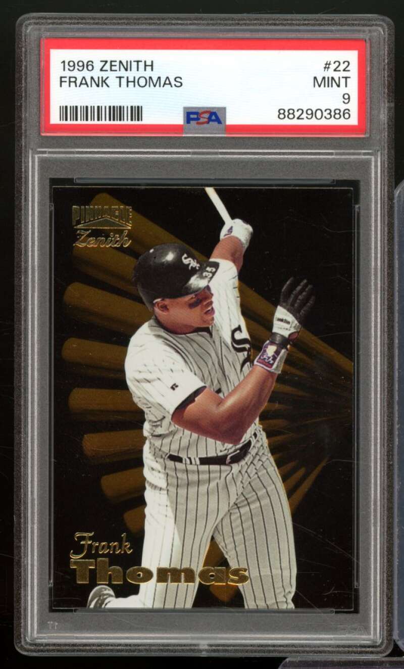 Frank Thomas Card 1996 Zenith #22 PSA 9 Image 1